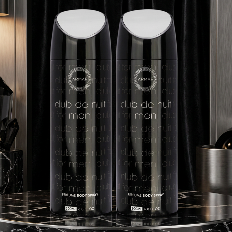 Armaf Club De Nuit Men Deodorants for Men - 200ML Each (Pack of 2)