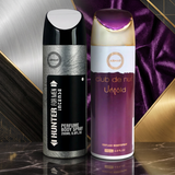 Armaf Hunter Intense & Club De Nuit Untold Deodorants for Men & unisex - 200ML Each (Pack of 2)
