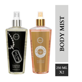 Armaf Tag Him & Vanity Femme Essence Fragrance Body Mist for Men & Women - 250ML Each (Pack of 2)