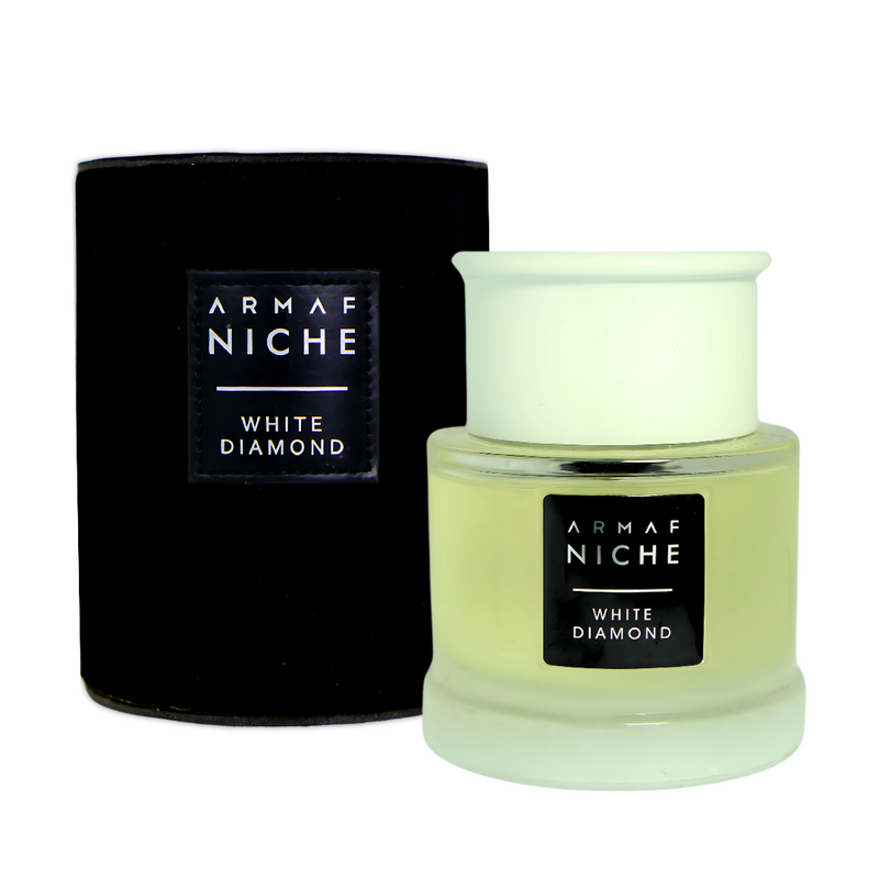 Armaf Niche White Diamond Eau De Parfum for Men 90ml - Fresh, Woody & Masculine Scent