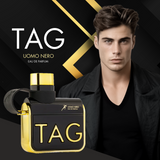 Armaf Tag Him Uomo Nero Black Eau De Parfum 100ml| Unforgettable Premium Long-Lasting Fragrance Woody Aromatic Essence for Men| Best for Gifting Purpose