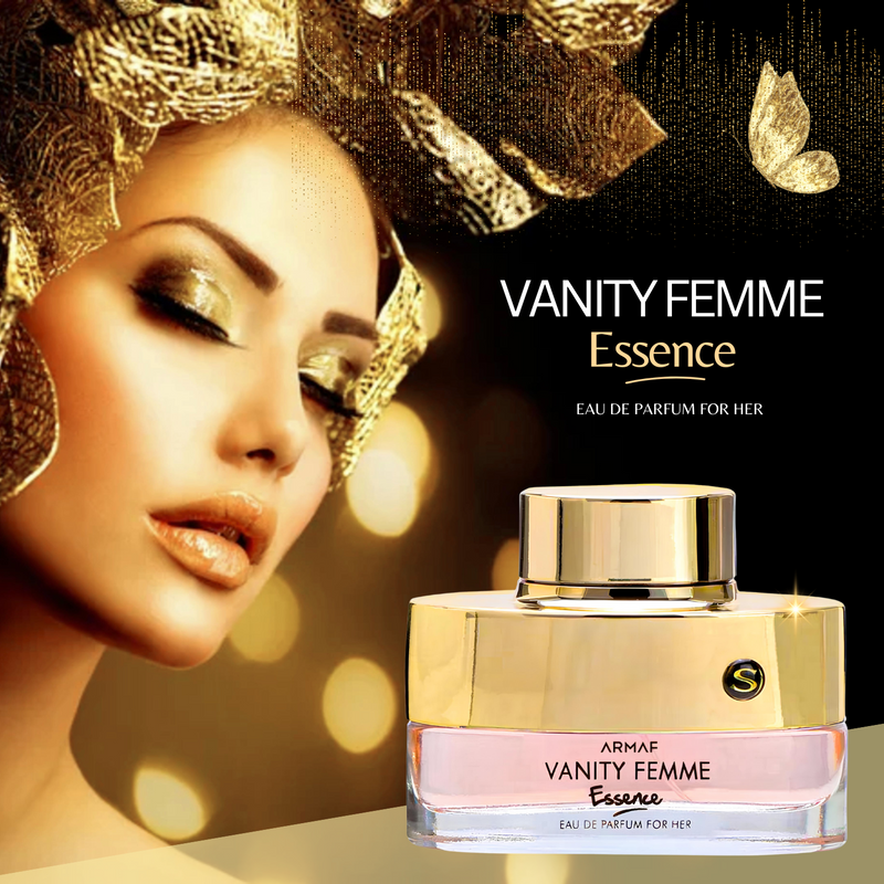 Armaf Vanity Femme Essence Eau De Parfum for Women 100ml - Elegant Floral Fruity Fragrance