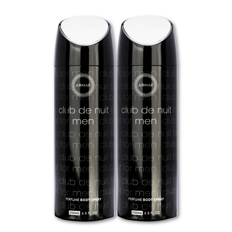Armaf Club De Nuit Men Deodorants for Men - 200ML Each (Pack of 2)