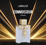 Armaf Connoisseur Woman Eau De Parfum (EDP) 100ML - Sophisticated Oriental-Floral Scent Featuring Bergamot, Orange Blossom, Vanilla & Amber Accords