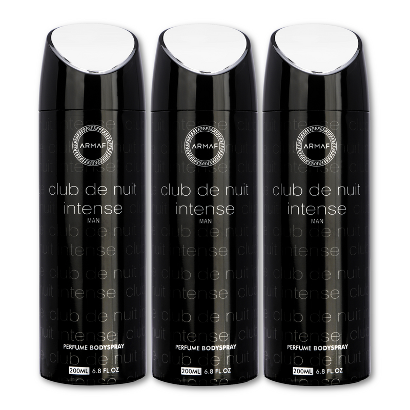 Armaf Club De Nuit Intense Man Deodorants for Men - 200ML Each (Pack of 3)
