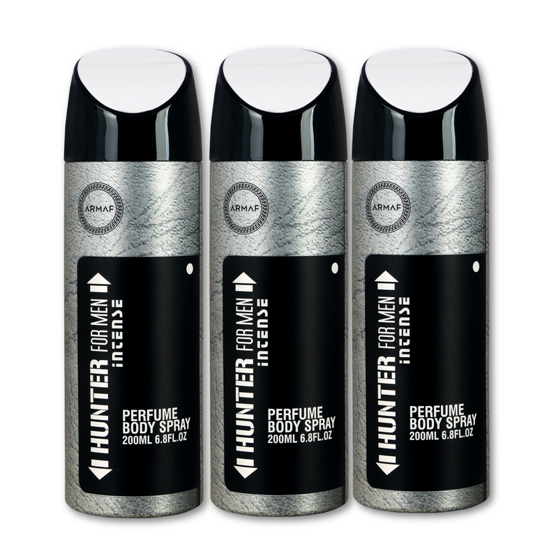 Armaf Hunter Intense Deodorants for Men - 200ML Each (Pack of 3)