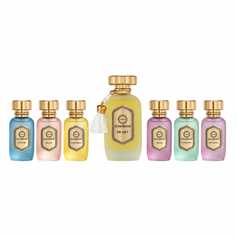 Armaf Emotions Collection Eau De Parfum Gift Set - 7 Piece Fragrance Collection for Men & Women 190ML