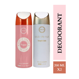 Armaf Vanity Femme Essence & Club De Nuit Imperiale Deodorants for Women 200ML Each (Pack of 2)