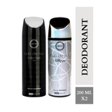 Armaf Club De Nuit Intense Man & Sillage Deodorants for Men & unisex - 200ML Each (Pack of 2)