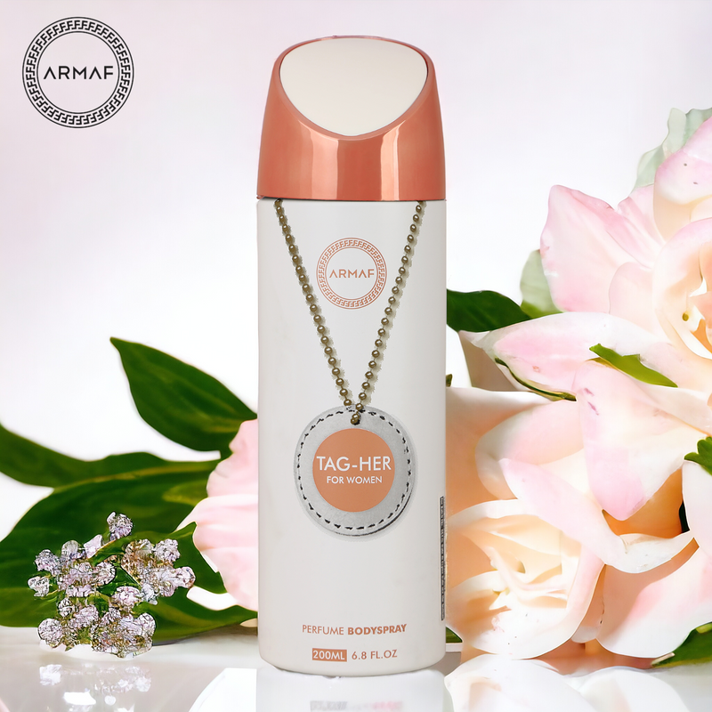Armaf Tag Her & Tag Him Deodorants for Men & Women - 200ML Each (Pack of 2)