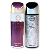 Armaf Club De Nuit Untold & Sillage Unisex Deodorants  - 200ML Each (Pack of 2)