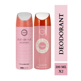 Armaf Club De Nuit Women &  Vanity Femme Essence Deodorants for Women - 200ML Each (Pack of 2)
