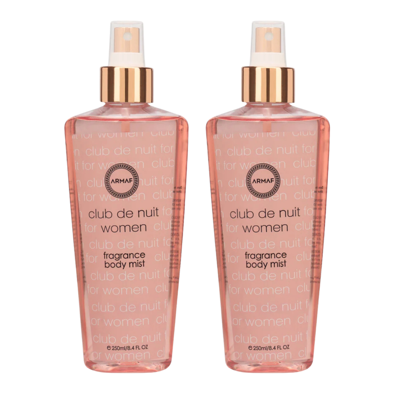 Armaf Club De Nuit Women Fragrance Body Mist for Women - 250ML Each (Pack of 2)