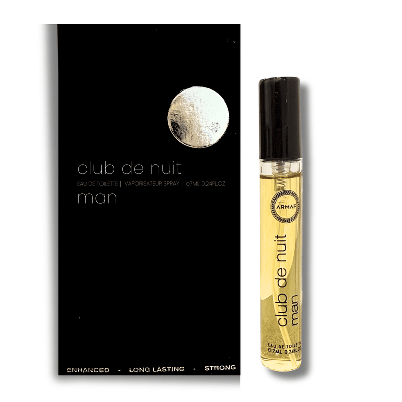 Armaf Club De Nuit Man Eau De Toilette (EDT) 7ML - Woody Spicy Long-Lasting fragrance for Men - Trial Pack