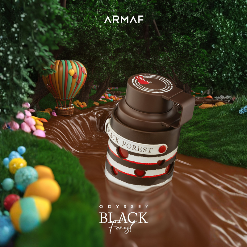 Armaf Odyssey Black Forest Eau De Parfum (EDP) 100ml - For Men & Women (Dessert Edition)