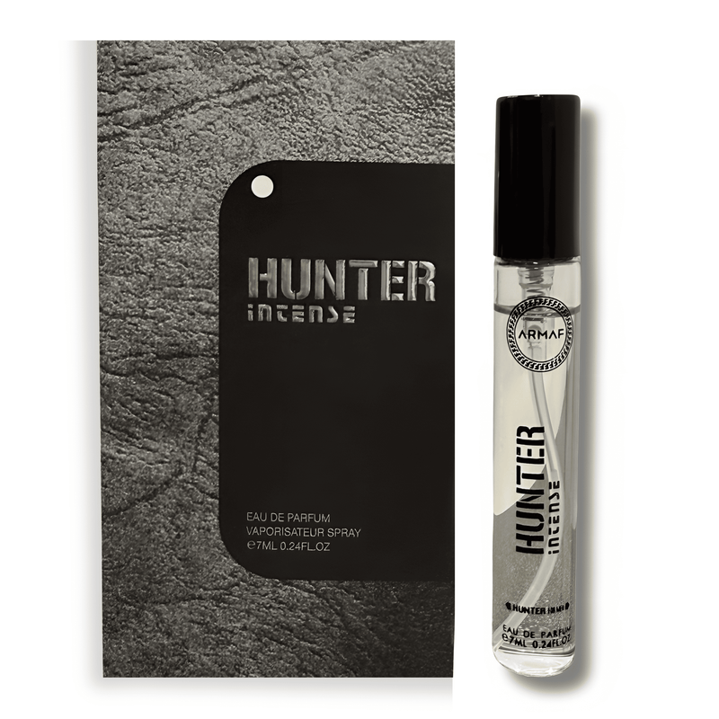 Armaf Hunter Intense Eau De Parfum (EDP) 7ML - Woody Aromatic Long-Lasting Fragrance for Men - Trial Pack