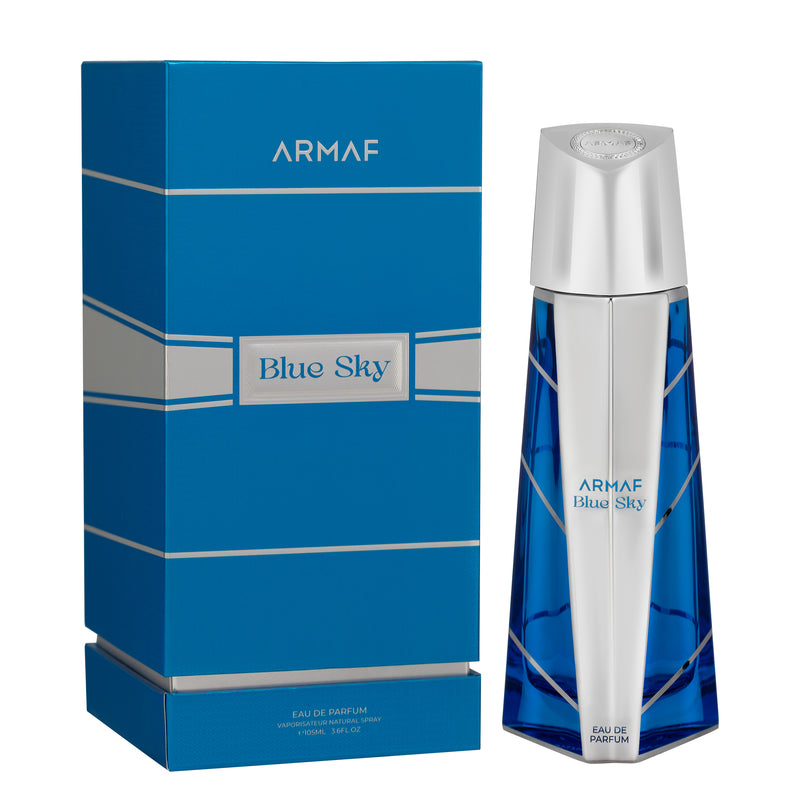 Armaf Blue Sky Eau De Parfum (EDP) 100ml for Men and Women - Chypre Floral Fruity Fragrance with Bergamot, Jasmine Sambac & Vanilla