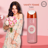 Armaf Club De Nuit Women &  Vanity Femme Essence Deodorant for Women - 200ML Each (Pack of 2)