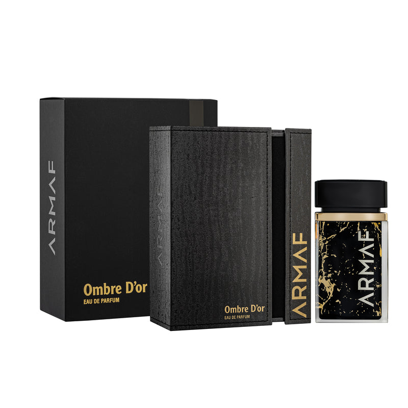 Armaf Ombre D’or Eau De Parfum (EDP) 75ML - Bold Spicy Saffron, Smoked Amber & Dark Woody Signature Fragrance