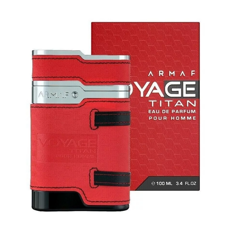 Armaf Voyage Titan Pour Homme Eau De Parfum (EDP) 100ML for Men - Sophisticated Long-Lasting Woody Spicy Perfume for Men