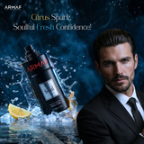 Armaf Soul Eau De Toilette (EDT) 100ML - Citrus-Aromatic Perfume with Lemon, Mandarin & Warm Woody-Musky Notes
