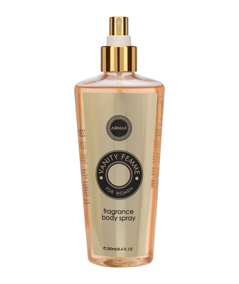 Armaf Vanity Femme Body Mist 250ML - Floral Woody Musk Fragrance for Women