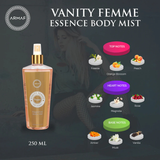 Armaf Tag Him & Vanity Femme Essence Fragrance Body Mist for Men & Women - 250ML Each (Pack of 2)
