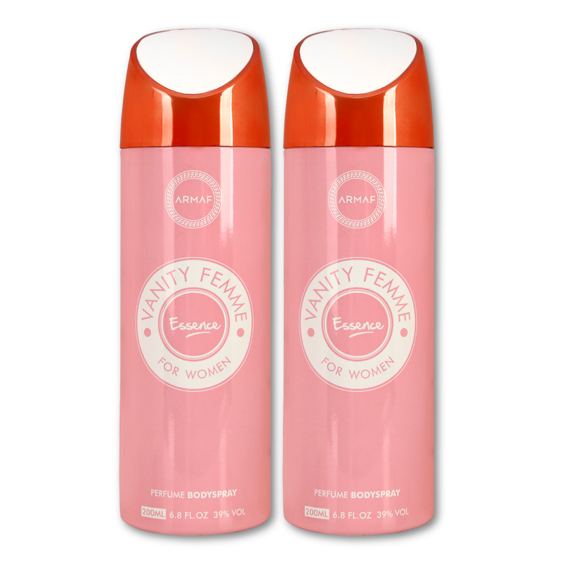 Armaf Vanity Femme Essence Deodorants for Women - 200ML Each (Pack of 2)