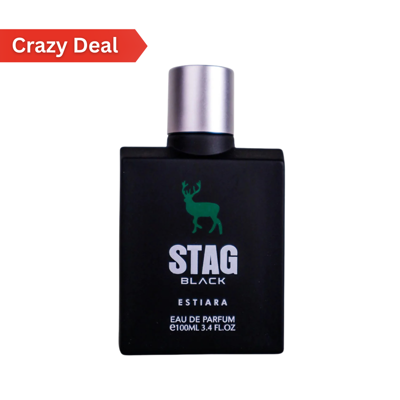 Estiara Stag Black Eau De Parfum (EDP) 100ML - For Men