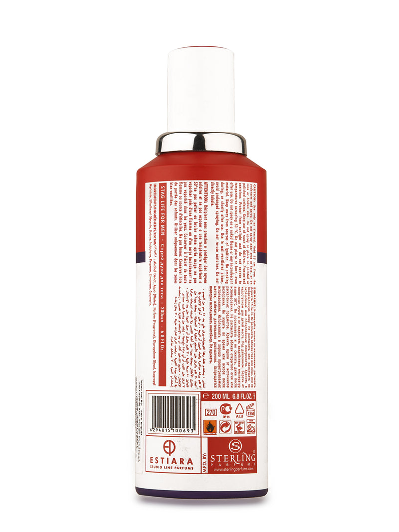 Estiara Stag Life Body Spray For Men 200ML