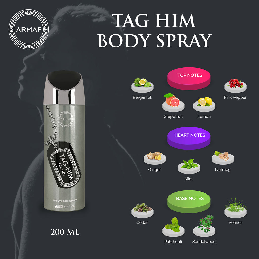 Armaf Tag Him Deodorant Body Spray 200ML