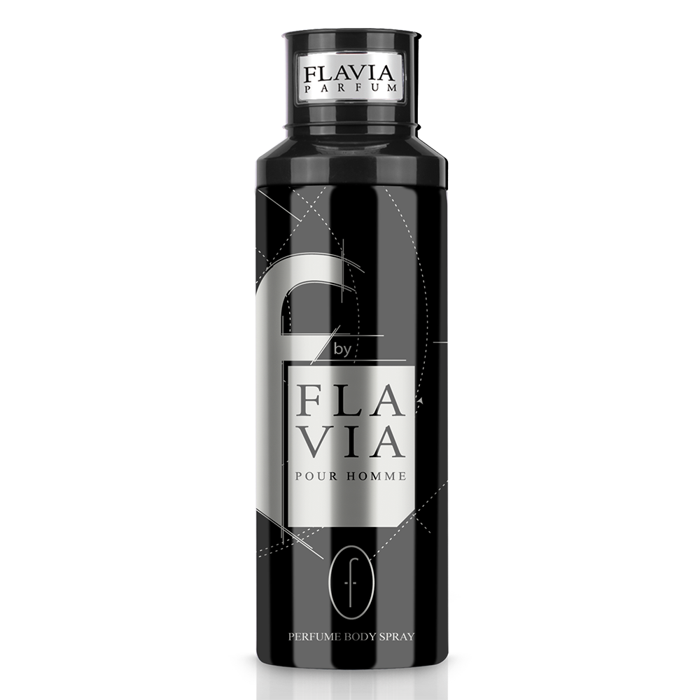 F by Flavia Black Pour Homme Perfume Body Spray 200ML - Armaf Perfume