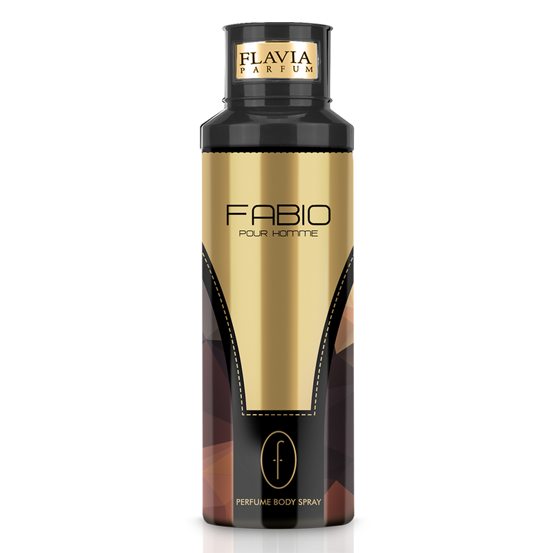 Flavia Fabio Pour Homme Gold Perfume Body Spray 200ML - Armaf Perfume