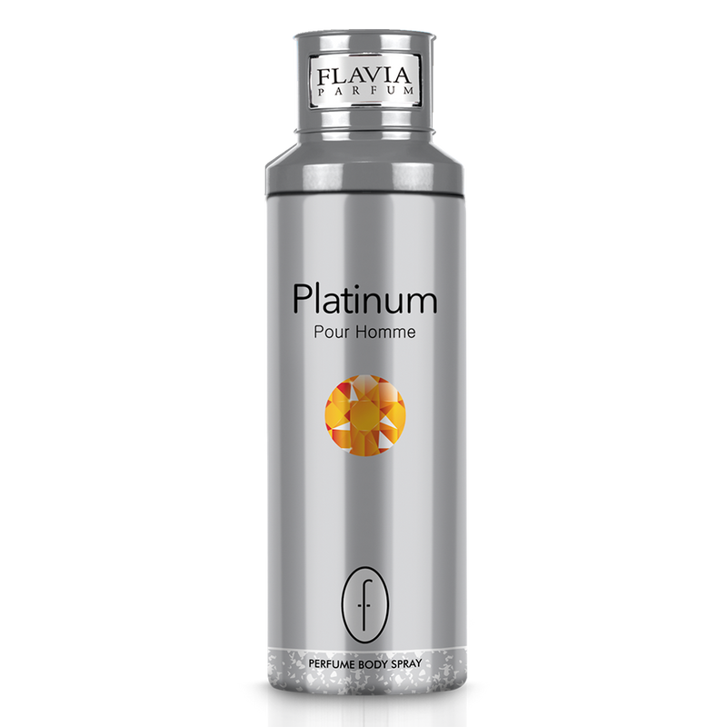 Flavia Platinum Pour Homme Perfume Body Spray 200ML - Armaf Perfume